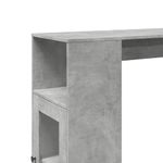 Casa si Gradina - Mobilier - Mese si birouri - Mese bucatarie si dining - Masa de bar cu rafturi gri beton 101x40x103,5 cm lemn prelucrat - Infinity.ro