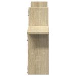 Casa si Gradina - Mobilier - Biblioteci si rafturi - Rafturi - Rafturi perete 2 buc. stejar sonoma 38x12x38 cm lemn prelucrat - Infinity.ro