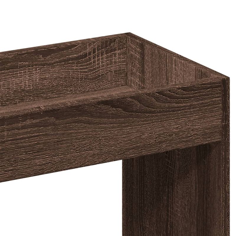 Casa si Gradina - Mobilier - Biblioteci si rafturi - Biblioteci - Dulap inalt, stejar maro, 92x33x140 cm, lemn prelucrat - Infinity.ro