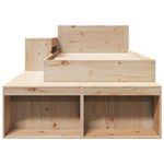 Casa si Gradina - Mobilier - Paturi si accesorii - Paturi - Cadru de pat fara saltea, 75x190 cm, lemn masiv de pin - Infinity.ro