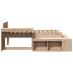 Casa si Gradina - Mobilier - Paturi si accesorii - Paturi - Cadru de pat fara saltea, 75x190 cm, lemn masiv de pin - Infinity.ro