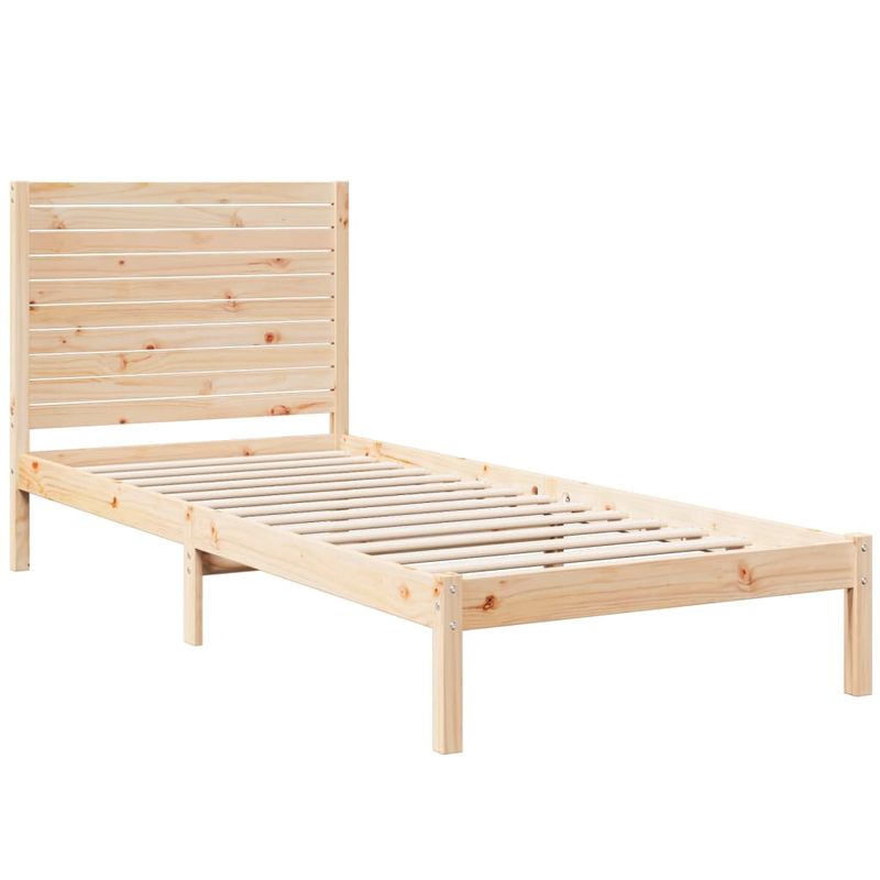 Casa si Gradina - Mobilier - Paturi si accesorii - Paturi - Cadru pat foarte lung fara saltea, 100x210 cm, lemn masiv - Infinity.ro