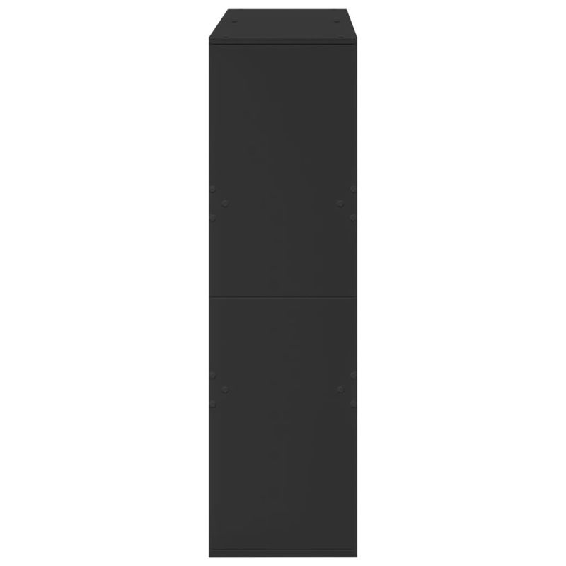 Casa si Gradina - Mobilier - Biblioteci si rafturi - Biblioteci - Separator de camera, negru, 100x33x115 cm, lemn prelucrat - Infinity.ro