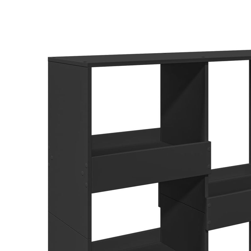 Casa si Gradina - Mobilier - Biblioteci si rafturi - Biblioteci - Separator de camera, negru, 100x33x115 cm, lemn prelucrat - Infinity.ro