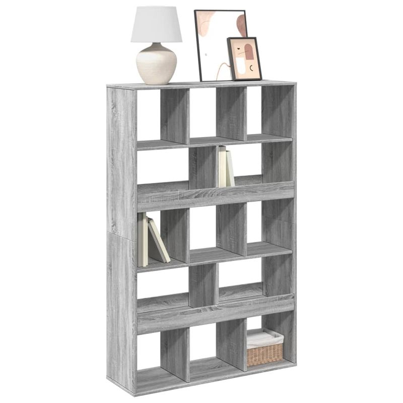Casa si Gradina - Mobilier - Biblioteci si rafturi - Biblioteci - Biblioteca, gri sonoma, 100x33x156,5 cm, lemn prelucrat - Infinity.ro