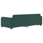 Casa si Gradina - Mobilier - Paturi si accesorii - Paturi - Pat de zi cu extensie, verde inchis, 90x200 cm, catifea - Infinity.ro