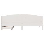 Casa si Gradina - Mobilier - Paturi si accesorii - Paturi - Cadru de pat fara saltea, alb, 180x200 cm, lemn masiv pin - Infinity.ro