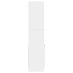Casa si Gradina - Mobilier - Biblioteci si rafturi - Biblioteci - Dulap inalt, alb, 92x33x140 cm, lemn prelucrat - Infinity.ro