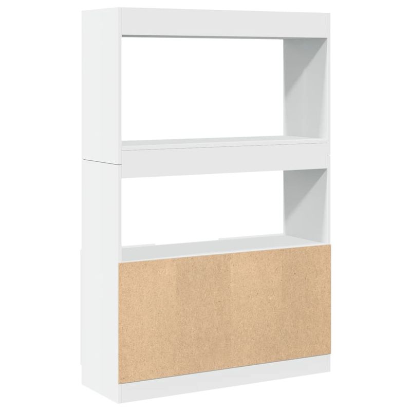 Casa si Gradina - Mobilier - Biblioteci si rafturi - Biblioteci - Dulap inalt, alb, 92x33x140 cm, lemn prelucrat - Infinity.ro