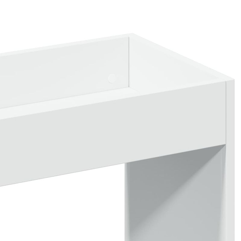 Casa si Gradina - Mobilier - Biblioteci si rafturi - Biblioteci - Dulap inalt, alb, 92x33x140 cm, lemn prelucrat - Infinity.ro