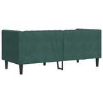 Casa si Gradina - Mobilier - Canapele si coltare - Canapele - Canapea Chesterfield cu pernute/2 locuri, verde inchis, catifea, verde închis - Infinity.ro