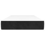 Casa si Gradina - Mobilier - Saltele si somiere - Saltele - Saltea de pat cu arcuri, negru, 100x220x20 cm, catifea - Infinity.ro