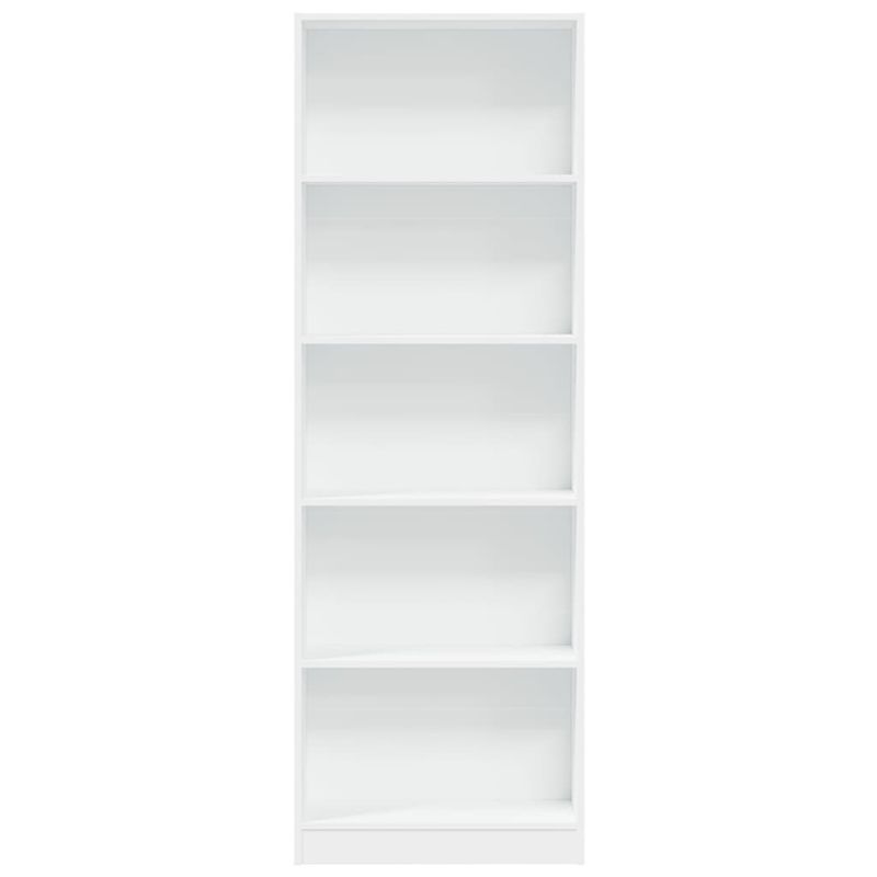 Casa si Gradina - Mobilier - Biblioteci si rafturi - Biblioteci - Biblioteca, alb, 60x24x176 cm, lemn prelucrat - Infinity.ro