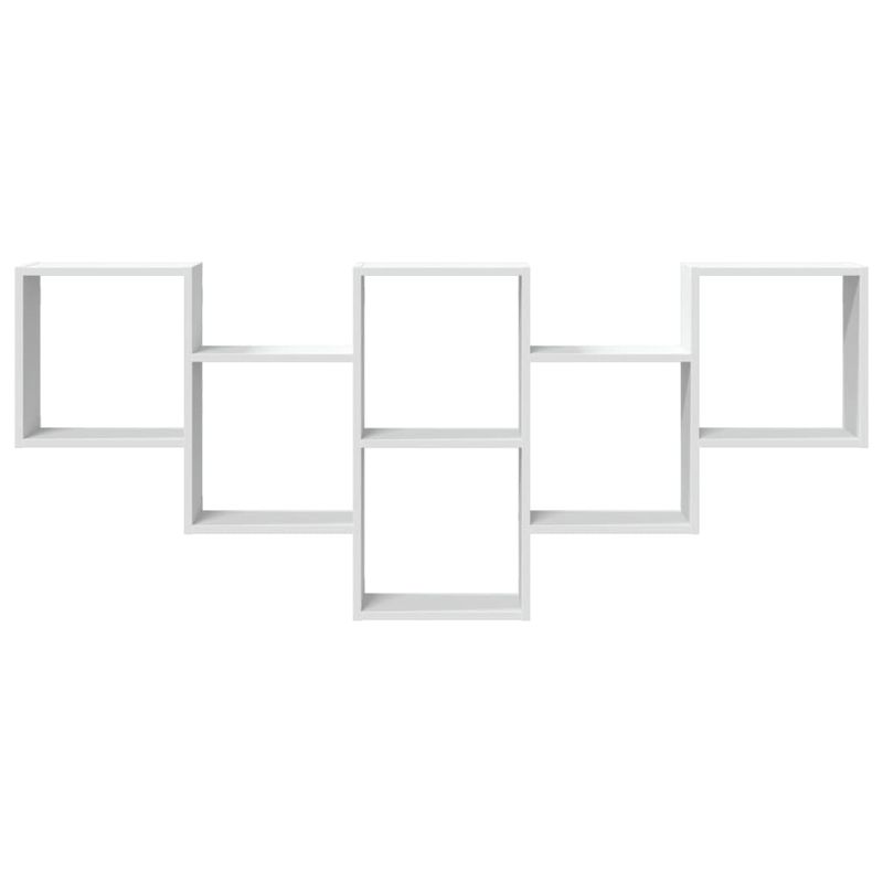 Casa si Gradina - Mobilier - Biblioteci si rafturi - Rafturi - Raft de perete, alb, 159x18x66 cm, lemn prelucrat - Infinity.ro