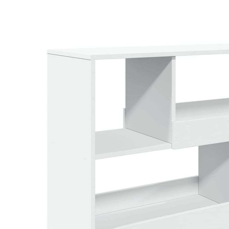 Casa si Gradina - Mobilier - Biblioteci si rafturi - Biblioteci - Biblioteca/Separator camera, alb, 100x33x94,5 cm - Infinity.ro