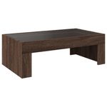 Casa si Gradina - Mobilier - Mese si birouri - Masute de cafea - Masuta de cafea cu LED infinity, stejar maro, 90x50x30 cm - Infinity.ro