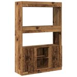 Casa si Gradina - Mobilier - Biblioteci si rafturi - Biblioteci - Dulap inalt, lemn vechi, 92x33x140 cm, lemn prelucrat - Infinity.ro