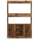 Casa si Gradina - Mobilier - Biblioteci si rafturi - Biblioteci - Dulap inalt, lemn vechi, 92x33x140 cm, lemn prelucrat - Infinity.ro