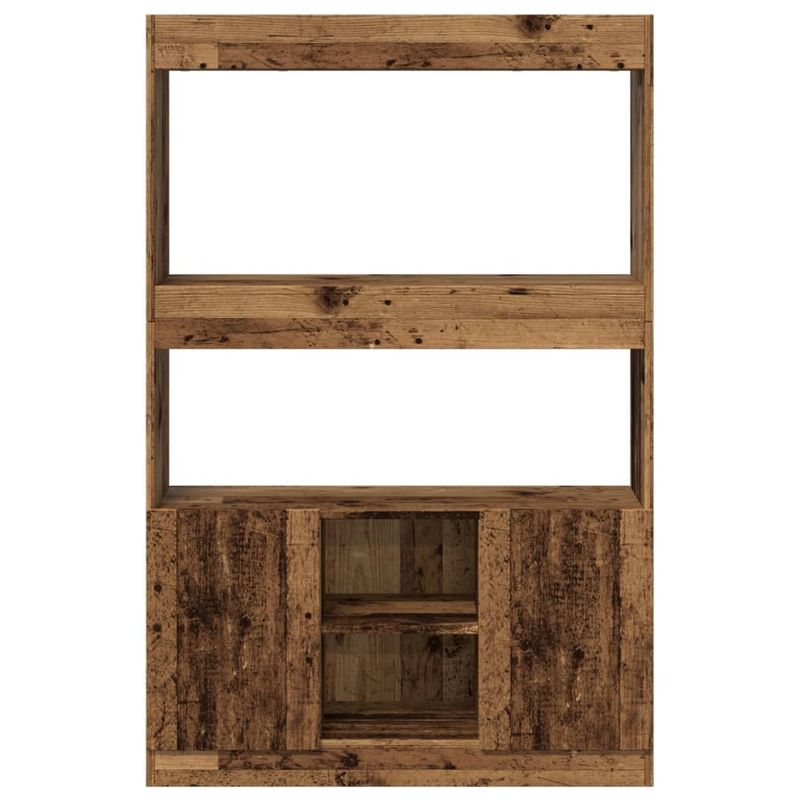 Casa si Gradina - Mobilier - Biblioteci si rafturi - Biblioteci - Dulap inalt, lemn vechi, 92x33x140 cm, lemn prelucrat - Infinity.ro