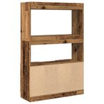 Casa si Gradina - Mobilier - Biblioteci si rafturi - Biblioteci - Dulap inalt, lemn vechi, 92x33x140 cm, lemn prelucrat - Infinity.ro