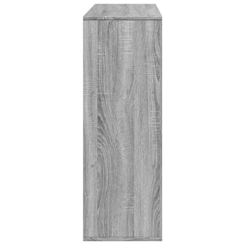 Casa si Gradina - Mobilier - Biblioteci si rafturi - Biblioteci - Dulap de carti/Separator de camera, gri Sonoma, 100x33x94,5 cm - Infinity.ro