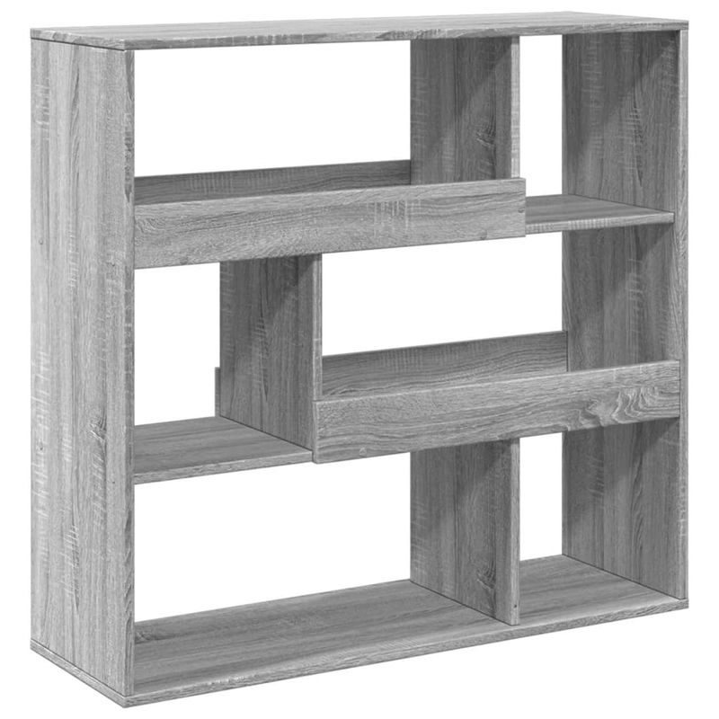 Casa si Gradina - Mobilier - Biblioteci si rafturi - Biblioteci - Dulap de carti/Separator de camera, gri Sonoma, 100x33x94,5 cm - Infinity.ro