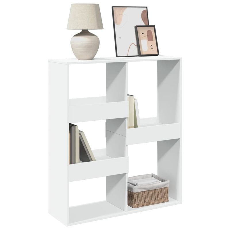 Casa si Gradina - Mobilier - Biblioteci si rafturi - Biblioteci - Separator de camera, alb, 100x33x115 cm, lemn prelucrat - Infinity.ro