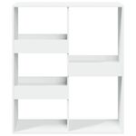 Casa si Gradina - Mobilier - Biblioteci si rafturi - Biblioteci - Separator de camera, alb, 100x33x115 cm, lemn prelucrat - Infinity.ro