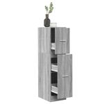 Casa si Gradina - Mobilier - Dulapuri si sifoniere - Dulapuri - Dulap de farmacie, gri beton, 30x41x118 cm, lemn prelucrat - Infinity.ro