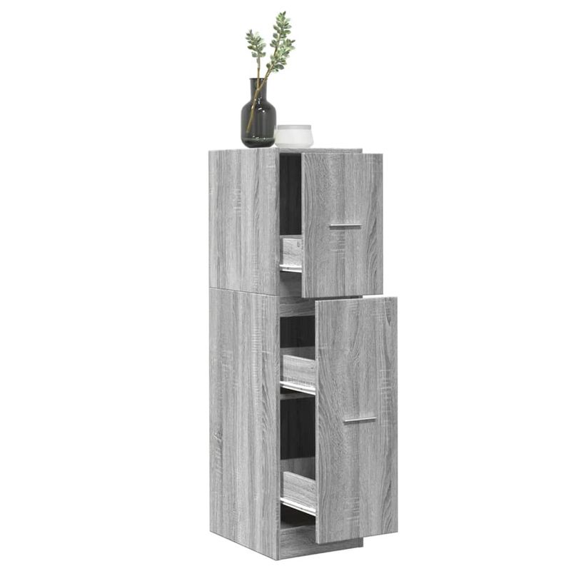 Casa si Gradina - Mobilier - Dulapuri si sifoniere - Dulapuri - Dulap de farmacie, gri beton, 30x41x118 cm, lemn prelucrat - Infinity.ro