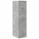 Casa si Gradina - Mobilier - Dulapuri si sifoniere - Dulapuri - Dulap de farmacie, gri beton, 30x41x118 cm, lemn prelucrat - Infinity.ro