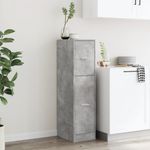 Casa si Gradina - Mobilier - Dulapuri si sifoniere - Dulapuri - Dulap de farmacie, gri beton, 30x41x118 cm, lemn prelucrat - Infinity.ro