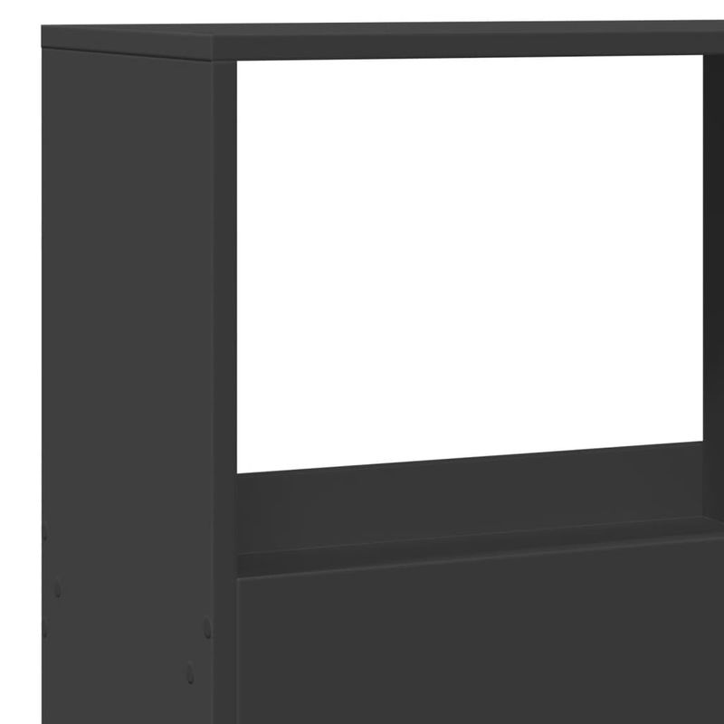 Casa si Gradina - Mobilier - Biblioteci si rafturi - Biblioteci - Separator de camera, negru, 100x33x155,5 cm, lemn prelucrat - Infinity.ro