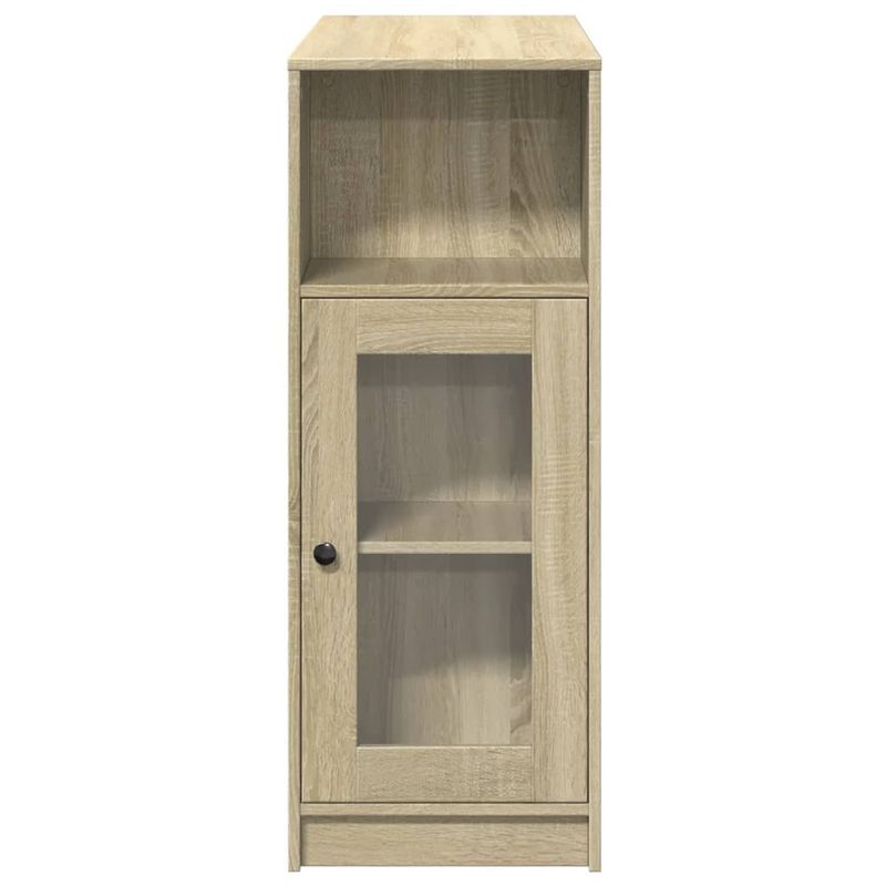 Casa si Gradina - Mobilier - Mese si birouri - Mese bucatarie si dining - Masa bar cu rafturi stejar sonoma 101x40x103,5cm lemn prelucrat - Infinity.ro