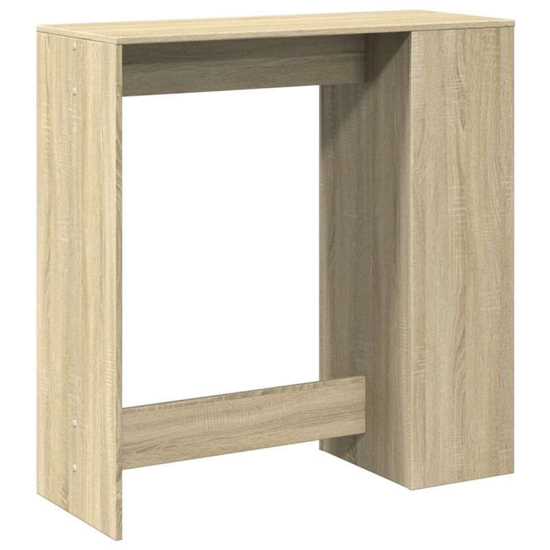 Casa si Gradina - Mobilier - Mese si birouri - Mese bucatarie si dining - Masa bar cu rafturi stejar sonoma 101x40x103,5cm lemn prelucrat - Infinity.ro