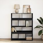 Casa si Gradina - Mobilier - Biblioteci si rafturi - Biblioteci - Biblioteca, negru, 100x33x125,5 cm, lemn prelucrat - Infinity.ro