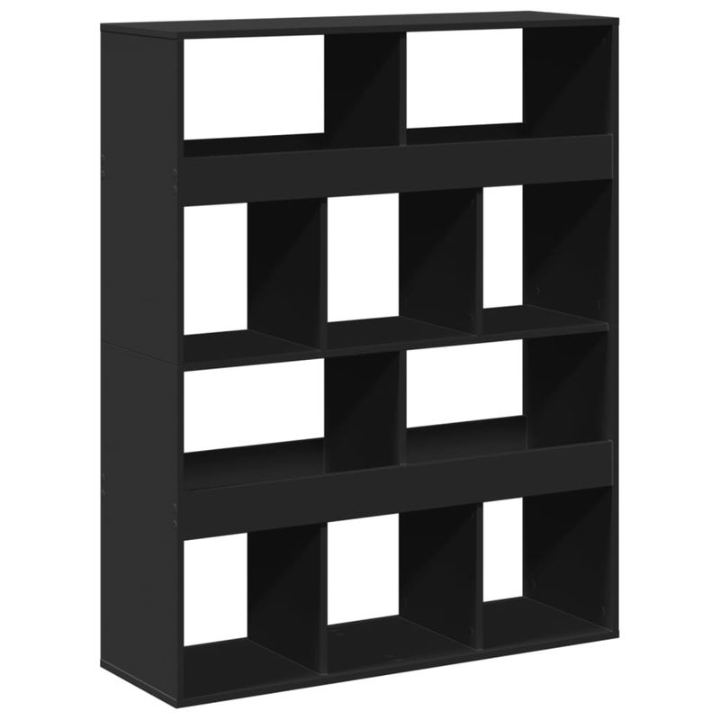 Casa si Gradina - Mobilier - Biblioteci si rafturi - Biblioteci - Biblioteca, negru, 100x33x125,5 cm, lemn prelucrat - Infinity.ro