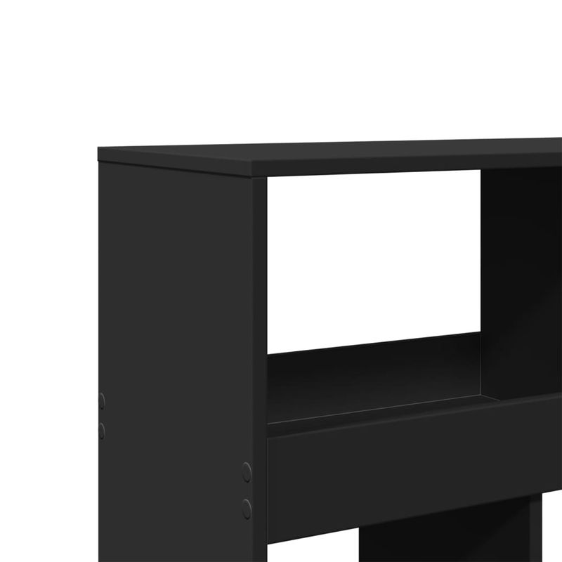 Casa si Gradina - Mobilier - Biblioteci si rafturi - Biblioteci - Biblioteca, negru, 100x33x125,5 cm, lemn prelucrat - Infinity.ro