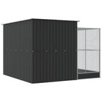 Petshop - Accesorii petshop - Culcusuri si custi - Tarcuri si colivii - Voliera de pasari cu extensie, argintiu, 290x303x216 cm, otel - Infinity.ro