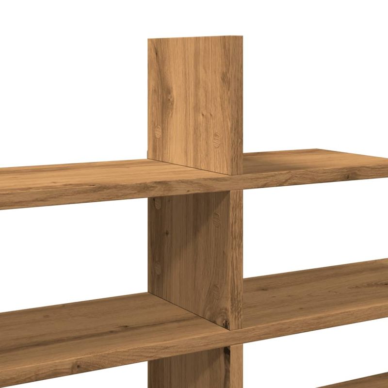 Casa si Gradina - Mobilier - Biblioteci si rafturi - Rafturi - Raft de perete stejar artizanal 124,5x18x60,5 cm lemn prelucrat - Infinity.ro