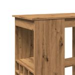 Casa si Gradina - Mobilier - Mese si birouri - Mese bucatarie si dining - Masa de bar cu rafturi, stejar artizanal 90x47,5x103,5 cm lemn - Infinity.ro