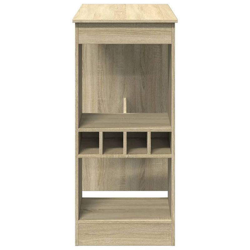 Casa si Gradina - Mobilier - Mese si birouri - Mese bucatarie si dining - Masa bar cu raft stejar Sonoma 90x47,5x103,5 cm lemn prelucrat - Infinity.ro