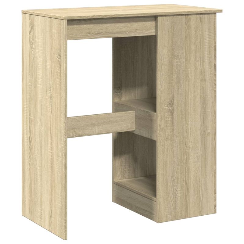 Casa si Gradina - Mobilier - Mese si birouri - Mese bucatarie si dining - Masa bar cu raft stejar Sonoma 90x47,5x103,5 cm lemn prelucrat - Infinity.ro