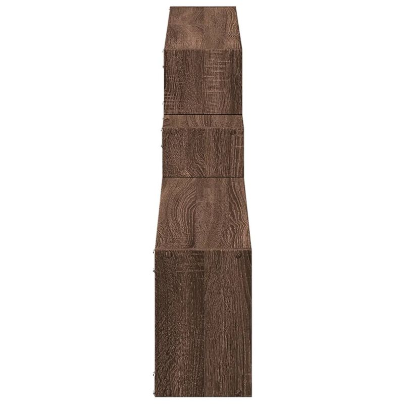 Casa si Gradina - Mobilier - Biblioteci si rafturi - Rafturi - Dulap de perete, stejar maro, 158x18x53 cm, lemn prelucrat - Infinity.ro