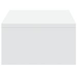 Laptop, Telefoane si Tablete - Laptopuri si accesorii - Accesorii Laptop - Standuri/Coolere notebook - Suport monitor cu sertare, alb, 50x27x15 cm, lemn prelucrat - Infinity.ro