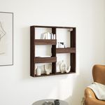 Casa si Gradina - Mobilier - Biblioteci si rafturi - Rafturi - Dulap de perete, stejar maro, 80x15x80 cm, lemn prelucrat - Infinity.ro