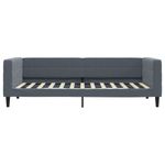 Casa si Gradina - Mobilier - Paturi si accesorii - Paturi - Pat de zi cu extensie, gri inchis, 100x200 cm, catifea - Infinity.ro