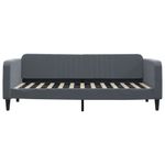 Casa si Gradina - Mobilier - Paturi si accesorii - Paturi - Cadru de pat, gri inchis, 100x200 cm, catifea - Infinity.ro