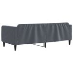 Casa si Gradina - Mobilier - Paturi si accesorii - Paturi - Cadru de pat, gri inchis, 100x200 cm, catifea - Infinity.ro