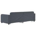 Casa si Gradina - Mobilier - Paturi si accesorii - Paturi - Pat de zi cu extensie, gri inchis, 80x200 cm, catifea - Infinity.ro